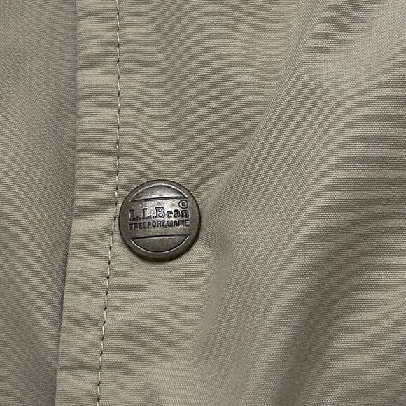 LL Bean Goose Down Gore-Tex Warden's Parka Outdoors Coat Men's Large Workwear - Picture 16 of 16